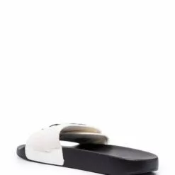 MCQ Logo-patch Buckle Slides In BIANCO - Flip Flops & Slides -MCQ store online 17241300 35667512 600