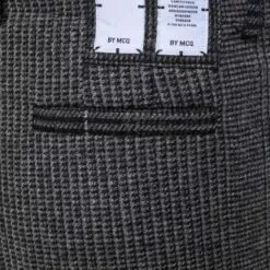 MCQ Plaid Pattern Trousers In 1014 GREY/BLACK - Tapered Trousers -MCQ store online 17250934 35947559 600