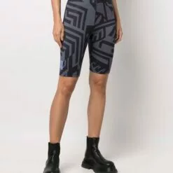 MCQ Stretch-design Abstract Print Shorts In 4009 - Knee-Length Shorts -MCQ store online 17278002 35636644 600