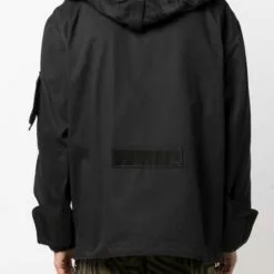 MCQ Logo-patch Hooded Jacket In 1133 BLACK - Hooded Jackets -MCQ store online 17282698 35501973 600