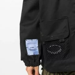 MCQ Logo-patch Hooded Jacket In 1133 BLACK - Hooded Jackets -MCQ store online 17282698 35502778 600