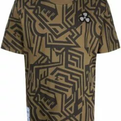 MCQ Graphic-print Short-sleeve T-shirt In 2000 Green - T-Shirts