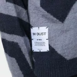 MCQ Patterned Crew Neck Jumper In 4009 BLUE - Jumpers -MCQ store online 17283844 35433900 600