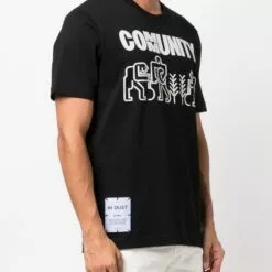 MCQ Graphic-print Short-sleeve T-shirt In 1000 BLACK - T-Shirts -MCQ store online 17283845 35433776 600