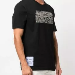 MCQ Graphic-print Short-sleeve T-shirt In 1000 BLACK - T-Shirts -MCQ store online 17283846 35434208 600