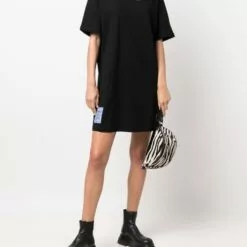 MCQ Hvmani Machina Dress In 1000 BLACK - Day Dresses -MCQ store online 17284449 35487256 600