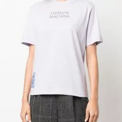 MCQ Logo-print T-shirt In 5349 LILAC - T-shirts & Jerseys -MCQ store online 17284452 35465199 600