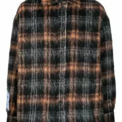 MCQ Checked Cotton Shirt Jacket In 6500 REDCHECK - Shirt Jackets