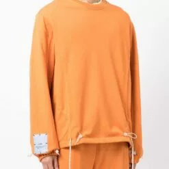 MCQ Long-sleeve Drawcord Sweatshirt In DUNE - Sweatshirts -MCQ store online 17383247 36344904 600