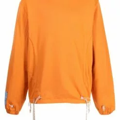 MCQ Long-sleeve Drawcord Sweatshirt In DUNE - Sweatshirts