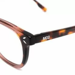 ( New Season ) MCQ Tortoiseshell Rectangle-frame Glasses In 003 BROWN - Glasses & Frames -MCQ store online 17466357 36801207 600