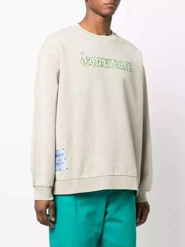 ( New Season ) MCQ Stonewashed Graphic-print Sweatshirt In 3018 RUNNER BEAN - Sweatshirts 5 ( New Season ) MCQ Stonewashed Graphic-print Sweatshirt In 3018 RUNNER BEAN - Sweatshirts - Image 3