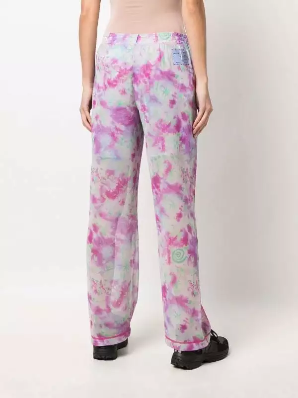 ( New Season ) MCQ Tie-dye Print Straight Trousers In 6348 - 6 ( New Season ) MCQ Tie-dye Print Straight Trousers In 6348 - - Image 4