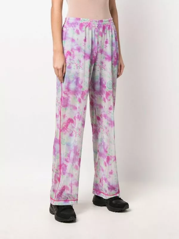 ( New Season ) MCQ Tie-dye Print Straight Trousers In 6348 - 5 ( New Season ) MCQ Tie-dye Print Straight Trousers In 6348 - - Image 3