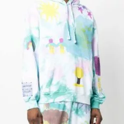 ( New Season ) MCQ Tie Dye-print Pullover Hoodie In 4200 - Hoodies -MCQ store online 17655653 36928191 600