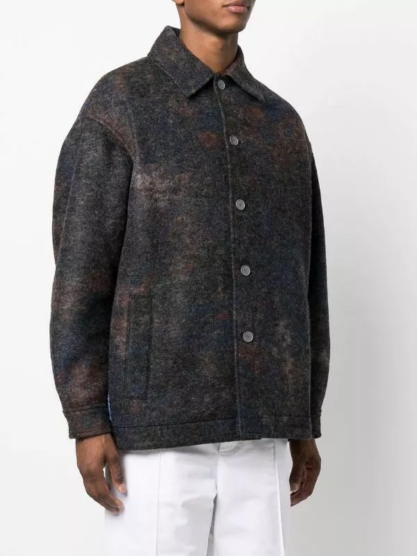 ( New Season ) MCQ Mottle-print Textured Shirt Jacket In 4005 - Shirt Jackets 5 ( New Season ) MCQ Mottle-print Textured Shirt Jacket In 4005 - Shirt Jackets - Image 3