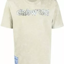 ( New Season ) MCQ Grow Up Distressed-effect T-shirt In 3018 GREEN - T-Shirts