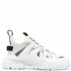 ( New Season ) MCQ Panelled Lace-up Trainers In 9000 WHITE - Low-Tops