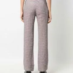 ( New Season ) MCQ Check-print Straight Trousers In 6005 PINK MULTI - -MCQ store online 17656415 36928234 600