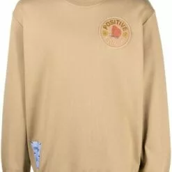 ( New Season ) MCQ Patch-detail Crew Neck Sweatshirt In 1020 - Sweatshirts