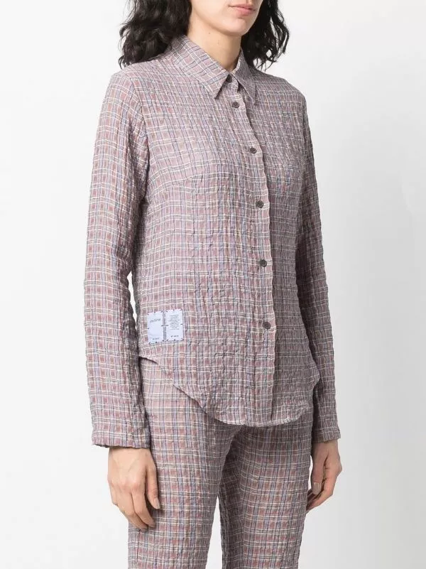 ( New Season ) MCQ Check-print Button-up Shirt In 6005 PINK MULTI - Shirts 5 ( New Season ) MCQ Check-print Button-up Shirt In 6005 PINK MULTI - Shirts - Image 3