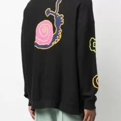 ( New Season ) MCQ Appliqué-detail Cardigan In 1000 BLACK - Cardigans 10 ( New Season ) MCQ Appliqué-detail Cardigan In 1000 BLACK - Cardigans -MCQ store online 17690706 37060812 600