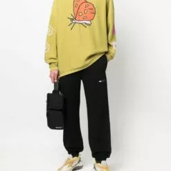 ( New Season ) MCQ Butterfly-motif Cotton Jumper In 3044 GREEN - Jumpers -MCQ store online 17696962 37190687 600