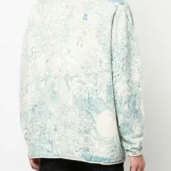 ( New Season ) MCQ Sketch-print Rolled-trim Jumper In 4209 WHITE - Jumpers -MCQ store online 17698728 37195866 600