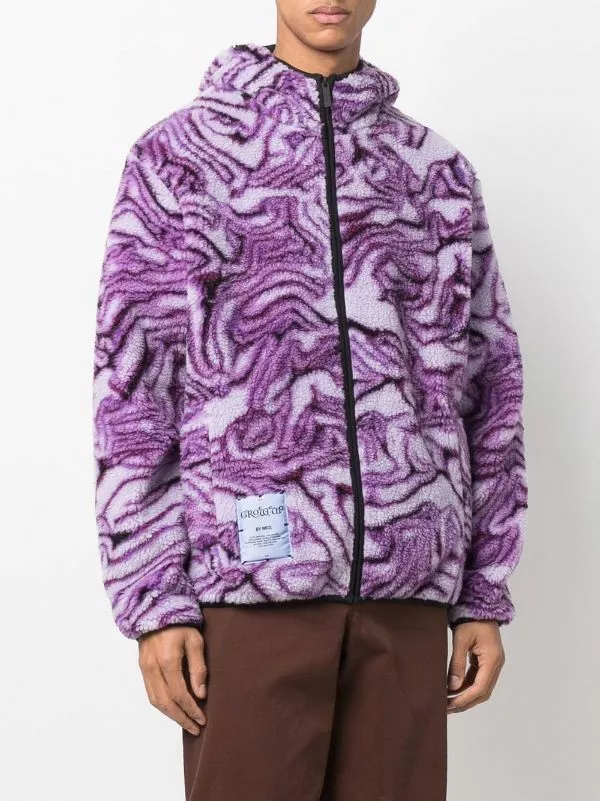 ( New Season ) MCQ Fleece Hooded Jacket In 5047 - Hooded Jackets 5 ( New Season ) MCQ Fleece Hooded Jacket In 5047 - Hooded Jackets - Image 3