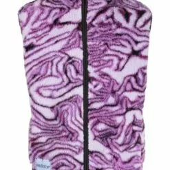 ( New Season ) MCQ Abstract-pattern Fleece Gilet In 5047 - Waistcoats & Gilets
