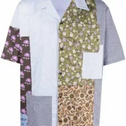 ( New Season ) MCQ Patchwork Patterned Shirt In 8002 - Shirts