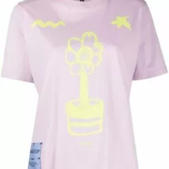 ( New Season ) MCQ Graphic-print Short-sleeved T-shirt In 6004 PURPLE - T-shirts & Jerseys