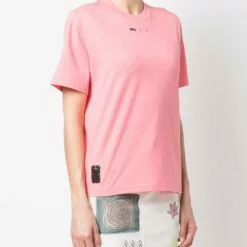 ( New Season ) MCQ Logo-print Short-sleeved T-shirt In 6126 Pink - T-shirts & Jerseys -MCQ store online 17716399 37154302 600