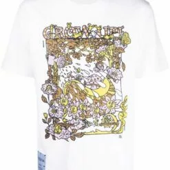 ( New Season ) MCQ Graphic-print Cotton T-shirt In 9000 WHIITE - T-Shirts