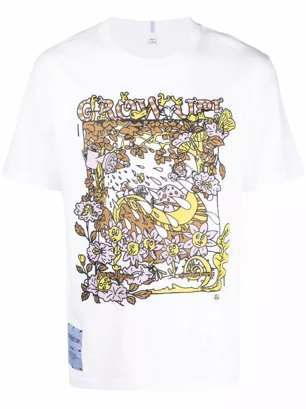 ( New Season ) MCQ Graphic-print Cotton T-shirt In 9000 WHIITE - T-Shirts 3 ( New Season ) MCQ Graphic-print Cotton T-shirt In 9000 WHIITE - T-Shirts