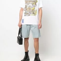 ( New Season ) MCQ Graphic-print Cotton T-shirt In 9000 WHIITE - T-Shirts 8 ( New Season ) MCQ Graphic-print Cotton T-shirt In 9000 WHIITE - T-Shirts -MCQ store online 17716458 37154666 600