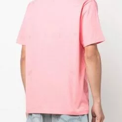 ( New Season ) MCQ Logo-embroidered Cotton T-shirt In 6126 Pink - T-Shirts -MCQ store online 17716891 37315980 600