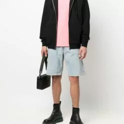 ( New Season ) MCQ Logo-embroidered Cotton T-shirt In 6126 Pink - T-Shirts -MCQ store online 17716891 37317886 600