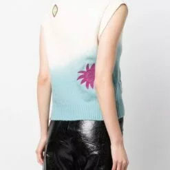 ( New Season ) MCQ Ombré-effect Knitted Vest In 4209 OFFWHITE/BLUE - Knitted Tops -MCQ store online 17717230 37153802 600