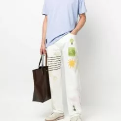 ( New Season ) MCQ Graphic-print Straight-leg Trousers In 9012 WHITE - Regular & Straight-Leg Trousers 8 ( New Season ) MCQ Graphic-print Straight-leg Trousers In 9012 WHITE - Regular & Straight-Leg Trousers -MCQ store online 17717268 37201448 600