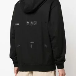 ( New Season ) MCQ Logo-embroidered Cotton Hoodie In 1000 BLACK - Hoodies 10 ( New Season ) MCQ Logo-embroidered Cotton Hoodie In 1000 BLACK - Hoodies -MCQ store online 17717824 37175127 600