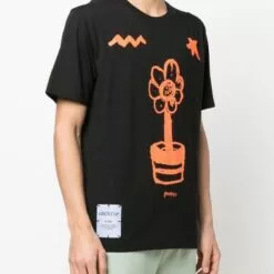( New Season ) MCQ Graphic-print Cotton T-shirt In 1000 BLACK - T-Shirts -MCQ store online 17718363 37310149 600