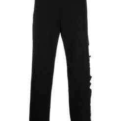 ( New Season ) MCQ Logo-print Track Pants In 1000 BLACK -