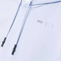 ( New Season ) MCQ Embroidered Logo Long-sleeve Hoodie In 5355 Blue - Hoodies -MCQ store online 17745277 37197332 600