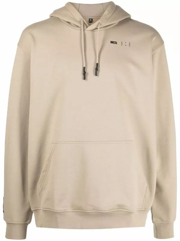 ( New Season ) MCQ Embroidered Logo Long-sleeve Hoodie In 2006 Wild Mushroom - Hoodies 3 ( New Season ) MCQ Embroidered Logo Long-sleeve Hoodie In 2006 Wild Mushroom - Hoodies