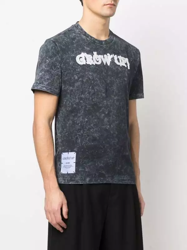 ( New Season ) MCQ Grow Up Distressed-effect T-shirt In 1130 Poppy Seed - T-Shirts 5 ( New Season ) MCQ Grow Up Distressed-effect T-shirt In 1130 Poppy Seed - T-Shirts - Image 3
