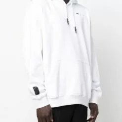 ( New Season ) MCQ Logo-print Pullover Hoodie In 9000 OPTICWHITE - Hoodies 9 ( New Season ) MCQ Logo-print Pullover Hoodie In 9000 OPTICWHITE - Hoodies -MCQ store online 17776977 37479383 600