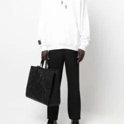 ( New Season ) MCQ Logo-print Pullover Hoodie In 9000 OPTICWHITE - Hoodies 8 ( New Season ) MCQ Logo-print Pullover Hoodie In 9000 OPTICWHITE - Hoodies -MCQ store online 17776977 37479385 600