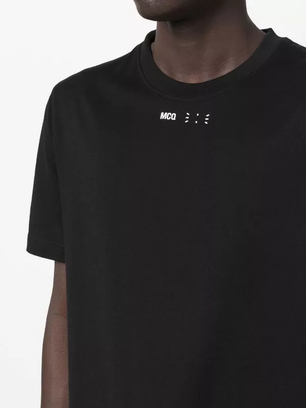 ( New Season ) MCQ Short-sleeved Logo-print T-shirt In 1000 BLACK - T-Shirts 7 ( New Season ) MCQ Short-sleeved Logo-print T-shirt In 1000 BLACK - T-Shirts - Image 5