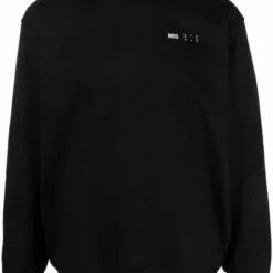 ( New Season ) MCQ Chest Logo-print Sweatshirt In 1000 BLACK - Sweatshirts